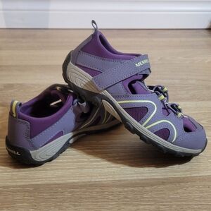 Merrell Purple and Gray Hiking Shoes